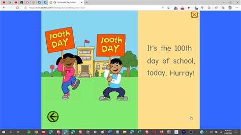 100th Day Of Schoolhundredth Day School By Starfall Youtube