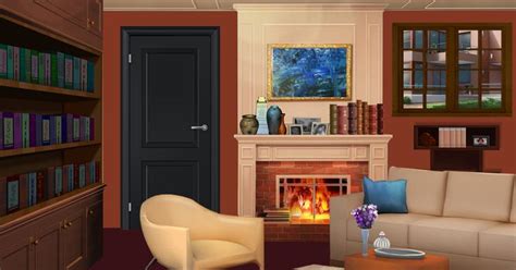 Int Fireplace Livingroom Day Closed Living Room Background