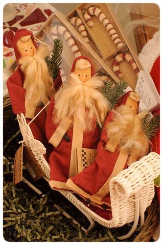 Kathy Parker Santas Cloth Santas In A Sleigh Designed By J Flickr