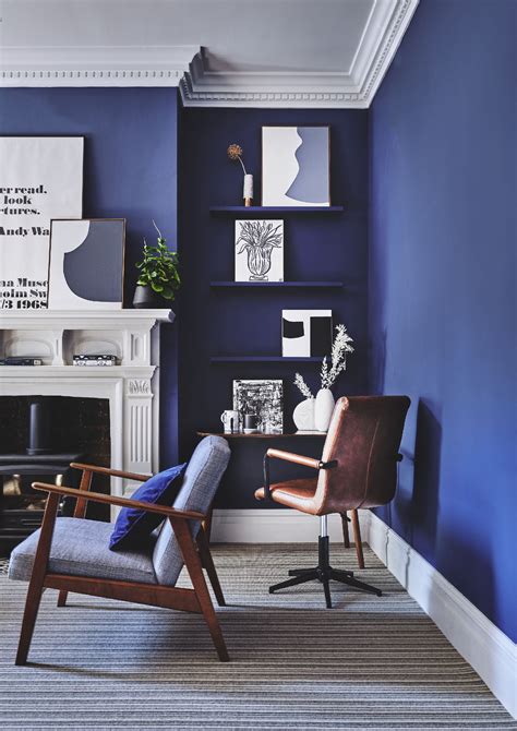 Living Room Wallpaper Ideas Blue
