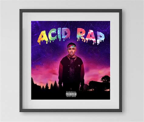Chance The Rapper Acid Rap Music Album Cover Celebrity Art Etsy