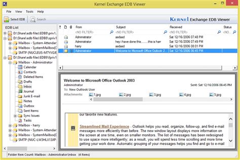 Exchange Edb Viewer Free Software To Open Exchange Edb File
