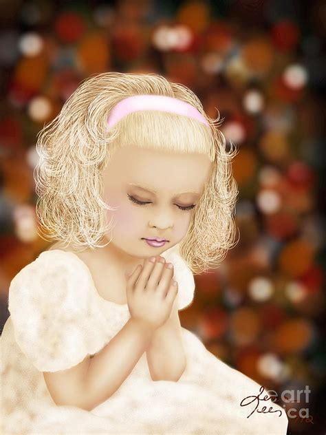 Childs Prayer Digital Art By Jennifer Lee Fine Art America