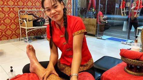 6 Foot Massage From Super Cute Thai Girl Pattaya Thailand Youtube