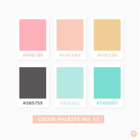 Color Palette No 12 Pantone Colour Palettes Color Palette Pastel