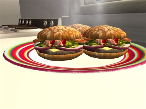 Mod The Sims Blt Burger For Lunchdinner