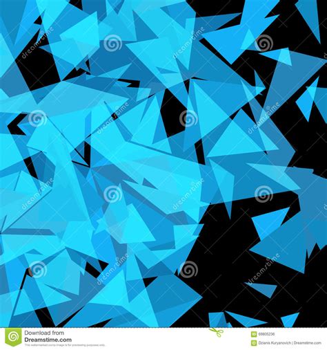 Abstract Triangle Geometrical Background Vector Illustration Stock