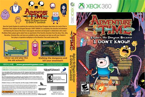 Adventure Time Explore Dungeon Because I Don T Know Xbox360 [ S0933 ] Bem Vindo A à Nossa