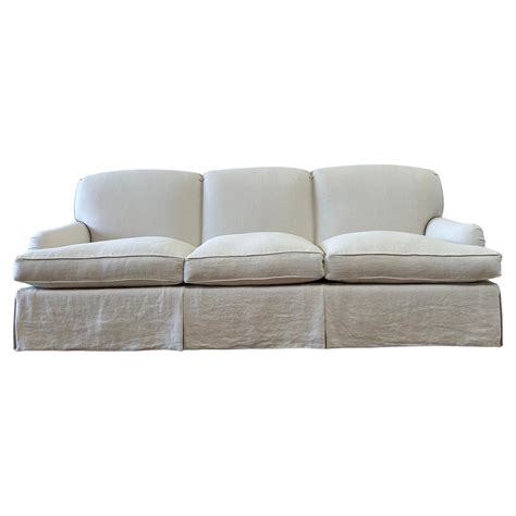 English Arm Sofa With Skirt Baci Living Room