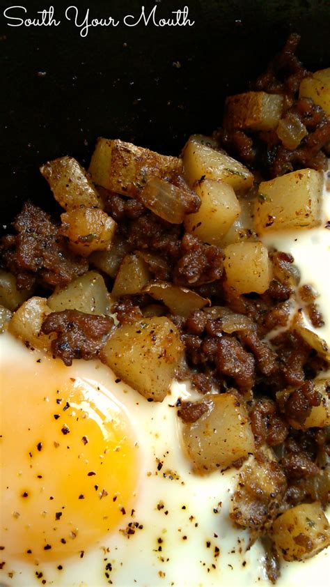 South Your Mouth Hash And Eggs