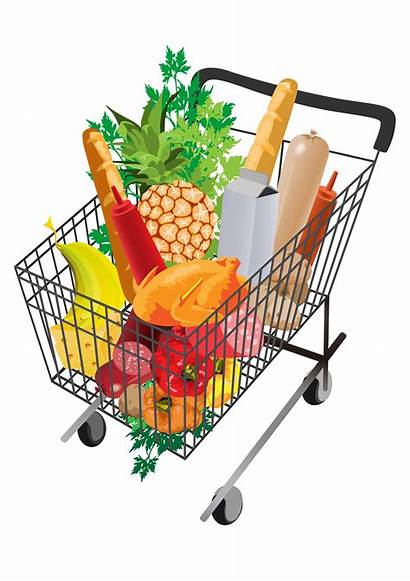 Shopping Grocery Cart Supermarket Token System Transparent