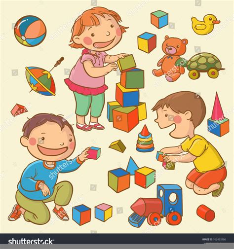 Free Clipart Of Kids Playing Together Free Images At
