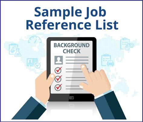 Sample Job Reference List