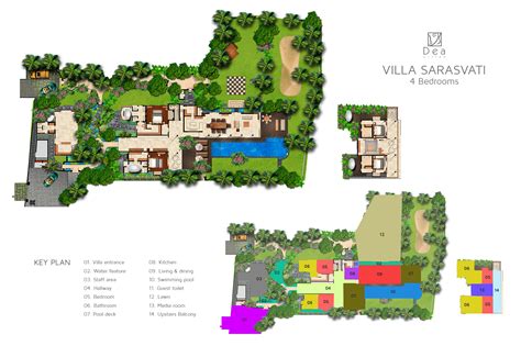 Dea Villas Villa Sarasvati Floorplan Elite Havens