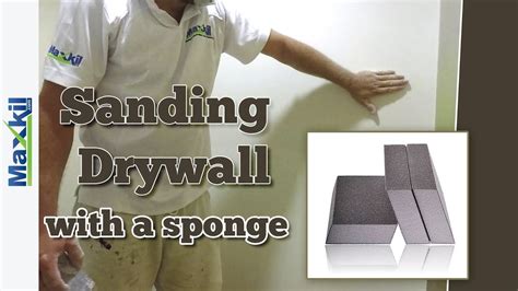 Sanding Drywall Using A Sanding Sponge Youtube