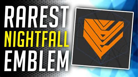 Destiny 2 Secret Emblem How To Get After The Nightfall Emblem Youtube