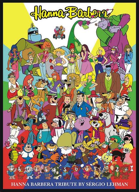 Hanna Barbera Y Sus Principales Caricaturas Personajes De Dibujos