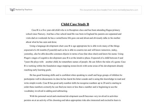 How To Do A Child Development Case Study Study Poster