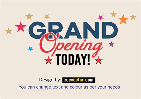 Grand Opening Logo Vector Free Vector Design Cdr Ai Eps Png Svg