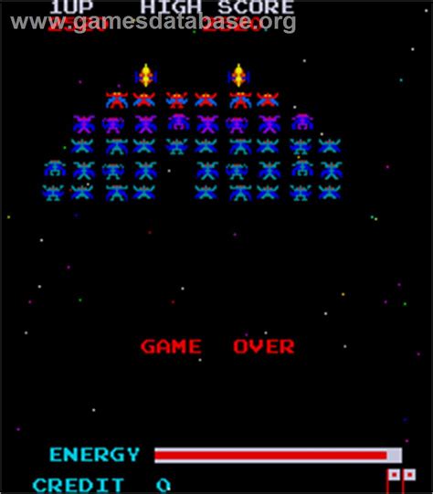 Moon Alien Part 2 Arcade Artwork Game Over Screen