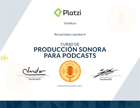 Curso De Producción Sonora Para Podcasts Platzi