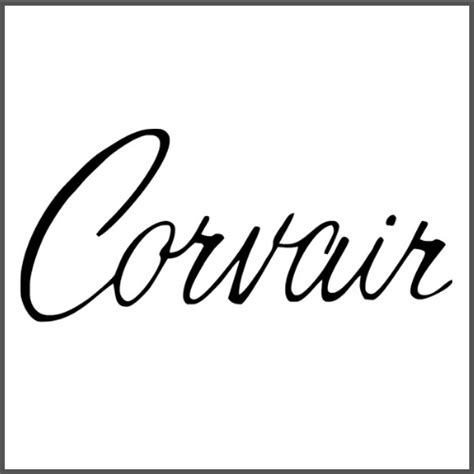 Corvair Logo Logo And Brand