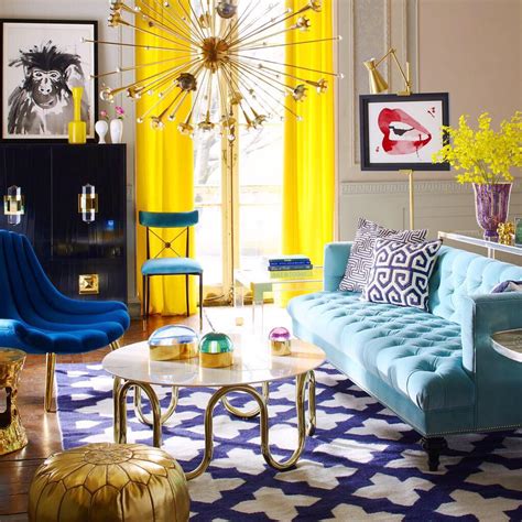 Jonathan Adler Home Colourful Living Room Living Room Designs