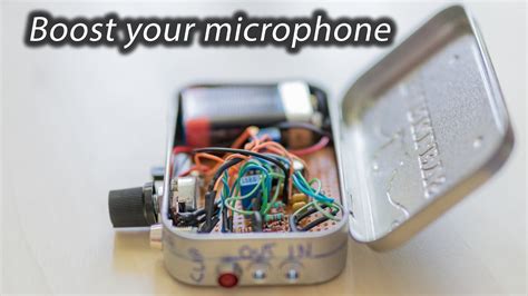 Diy Microphone Preamplifier For External Dlsr Mic Youtube