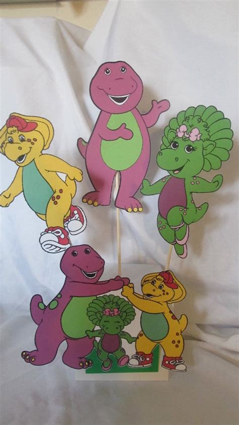 Barney And Friends Party Centerpiece By Dreamcometrueparties On Etsy