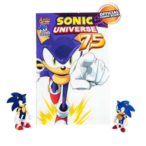 Sonic The Hedgehog Collector Series 2 Figure Pack With Comic Classic