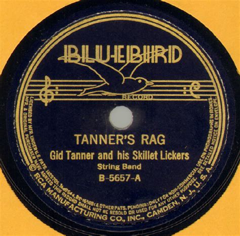 Gid Tanner And His Skillet Lickers Tanners Rag Tanners Hornpipe Shellac Discogs