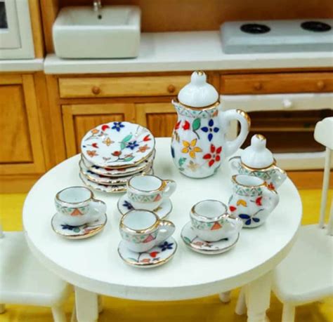 Mini Porcelain Tea Set Etsy