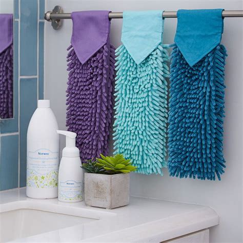 Norwex Chenille Hand Towel Baclock Pick Your New Color Free