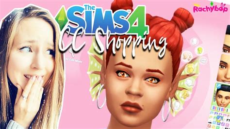 The Sims 4 Cc Shopping My First Ever Cc Haul Youtube