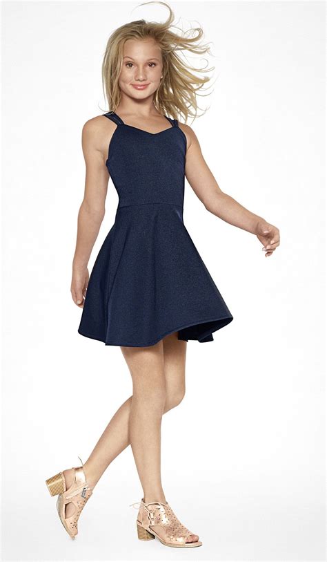 The Jackie Dress Navy Sweetheart Neck Fit And Flare Textured Stretch Dress With Mesh Strap