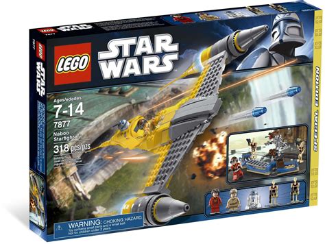 Naboo Starfighter Lego Set Star Wars Netbricks Rent Awesome Lego