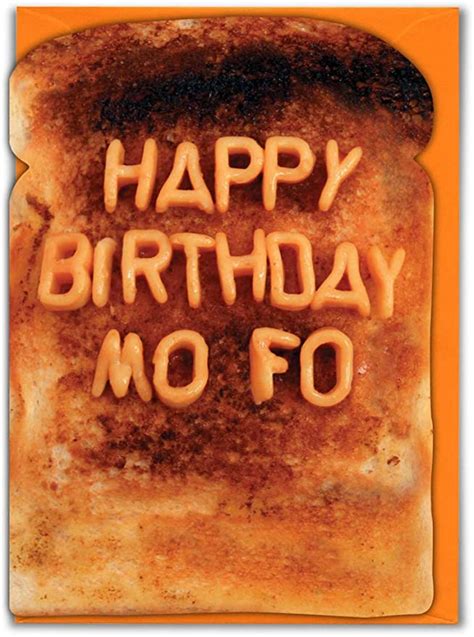 Happy Birthday Mofo Birthday Card Uk Office Products