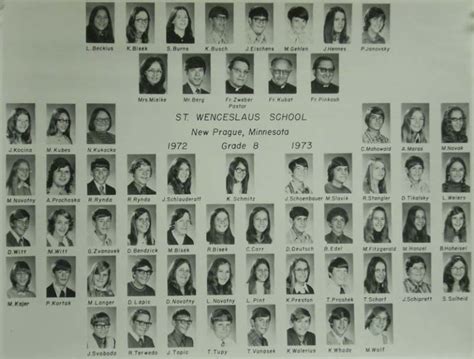 Class Of 1973 St Wenceslaus Catholic School