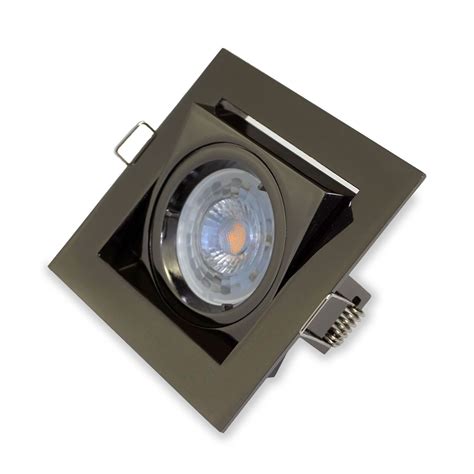 The quality of lighting and fixtures are. 10 GU10 Square Tilt Directional Ceiling Spotlights ...