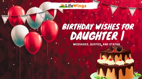 Birthday Wishes For Daughter Messages Quotes And Status