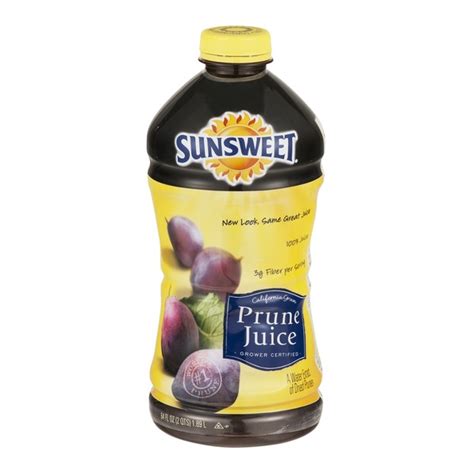 0% saturated fat 0g trans fat 0g. Sunsweet Prune Juice 100% Juice from Food Lion - Instacart