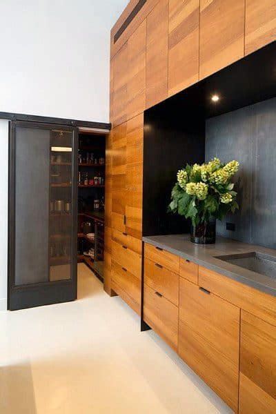 Kitchen larders or pantries can come in all shapes and sizes. Top 70 Best Kitchen Pantry Ideas - Organized Storage Designs