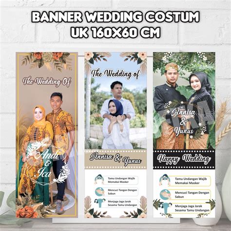 Spanduk Banner Prewedding Pernikahan Akad Bagus Indah Murah