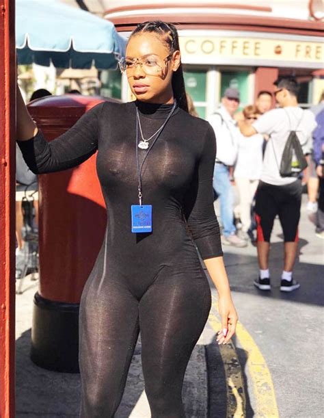 Panda Supreme Instagram Row Over See Through Catsuit In Theme Park