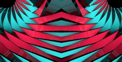 Red Cyan Vj Loop Background Motion Graphics Videohive
