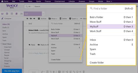 How To Make Yahoo Mail Folders