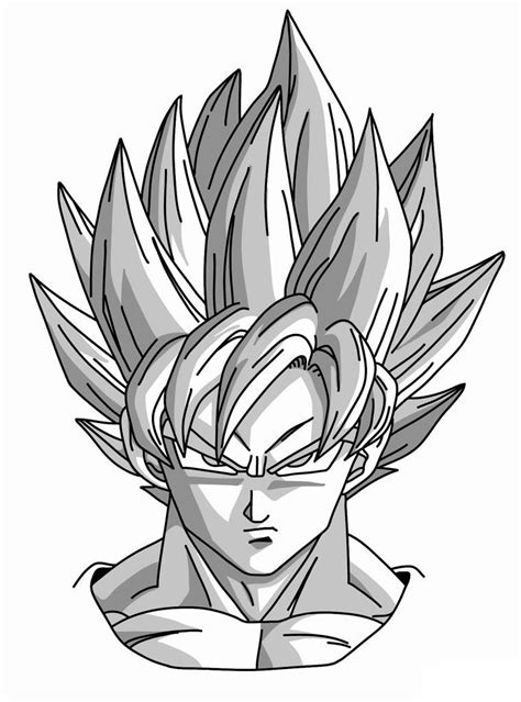 The largest dragon ball legends community in the world! How to Draw Goku Super Saiyan from Dragonball Z - MANGAJAM.com