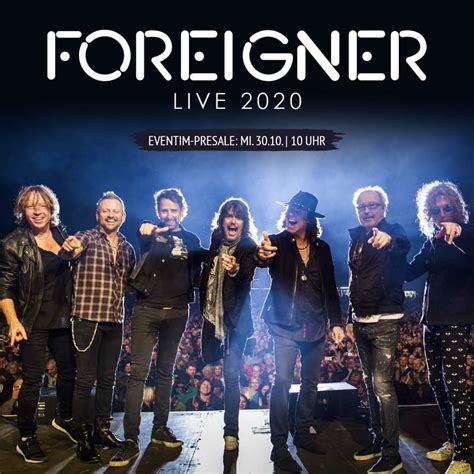 Tour Foreigner Live 2020