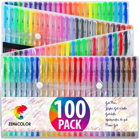 Pack Of 100 Assorted Colored Pens