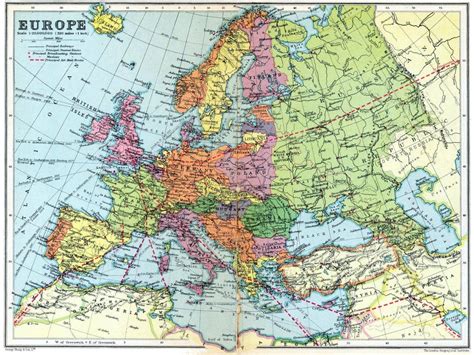 Detailed Map Of Europe In 1936 2000 X 1500 Europe Map Map Art